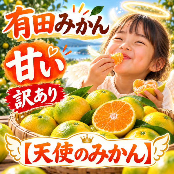 【和歌山県産】有田みかん 「天使のみかん」 B級・家庭用|甘いみかん 産地直送 1kg〜10kg 極早生